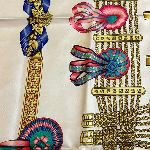 Hermes “Les Rubans Du Cheval” Silk Scarf - Picture 4 of 8